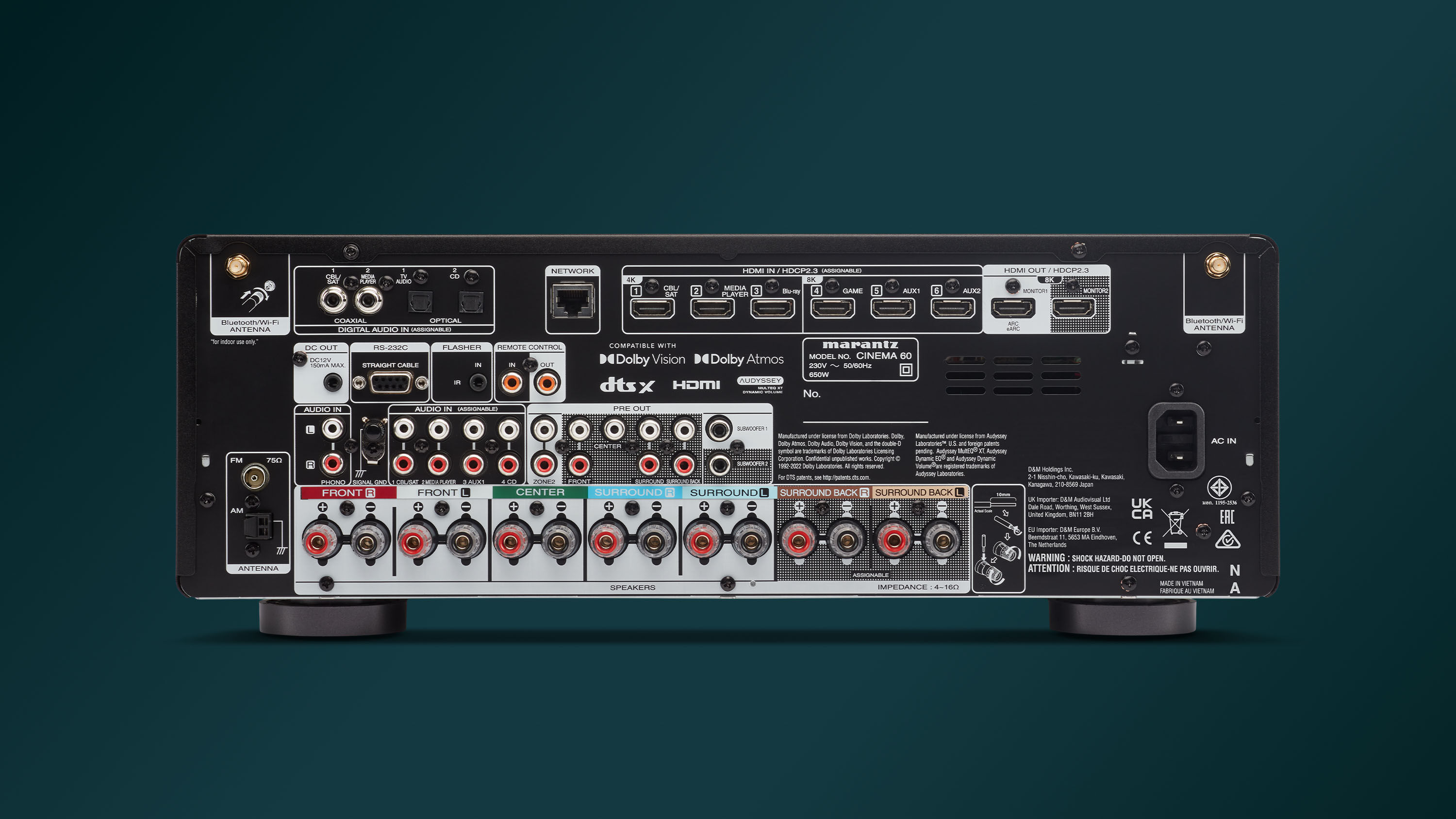 CINEMA 60 - Signature 7.2 Channel AV Receiver Powered by HEOS